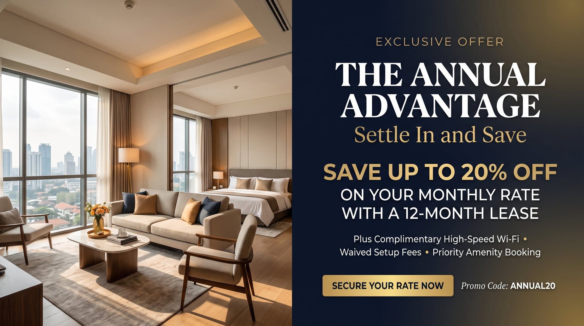 The Annual Advantage: Settle In and Save